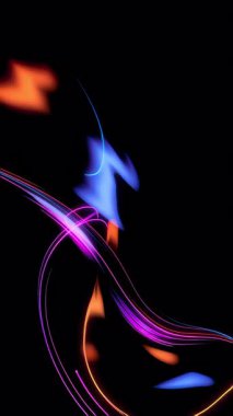 Işığın canlı ve akışkan desenleri çarpıcı ve büyüleyici soyut görüntüler yaratıyor modern tasarımlar için mükemmel.