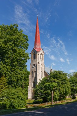 Kırsal lutheral kilise. Lihula Eliisabeti kirik. Estonya.