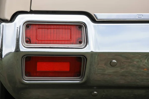 Close View Tail Lamp Old Classic Car — Stock Photo, Image
