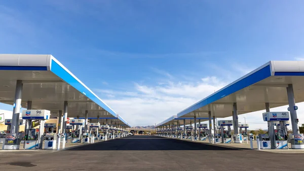 Jean Usa March 2022 One Largest Chevron Gas Station Jean — Stockfoto