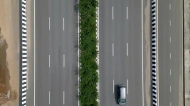 Top down view of Bangalore to Mysore highway.