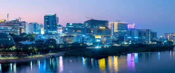 Hyderabad India Oktober 2022 Hyderabad Även Kallad Hitec City Indiens — Stockfoto
