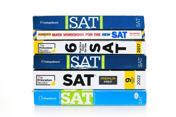South Lyon Michigan December 2022 Stack Sat Books Contain Standardized — 스톡 사진