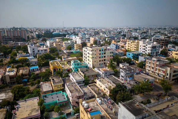Hyderabad India Octubre 2022 Skyline Hyderabad City Cuarta Ciudad Más — Foto de Stock
