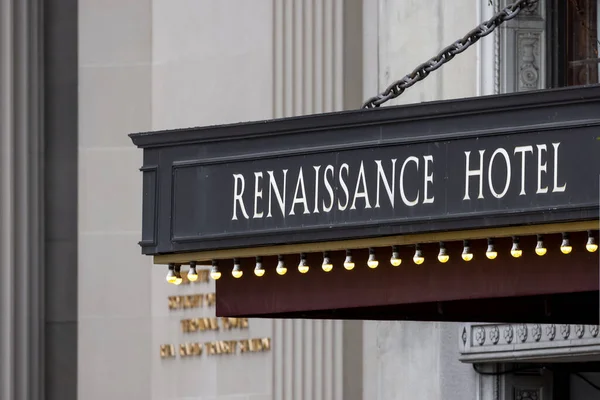 클리블랜드 2022 르네상스 Renaissance Hotels 메리어 인터내셔널의 브랜드이다 1981 설립되었습니다 — 스톡 사진