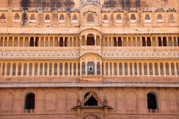 Junagarh Fort Arkitektur Bikaner Rajasthan Indien Byggdes 1594 Raja Rai — Stockfoto