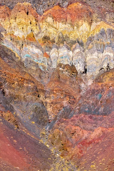 Вигляд Барвисті Скелі Національному Парку Долина Смерті Каліфорнія — стокове фото
