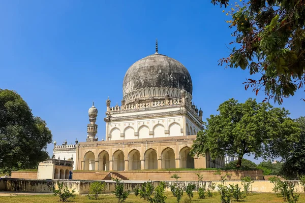 Historyczny Grób Mohammada Quli Qutub Shah Hyderabad Indie — Zdjęcie stockowe