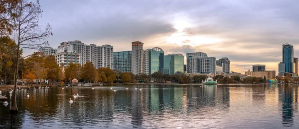 Orlando Florida Aralık 2022 Orlando Şehrinin Merkez Ticaret Bölgesi Amerika — Stok fotoğraf