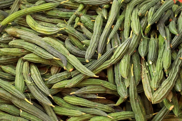 Многие Овощи Хребта Тыквы Выставлены Продажу Рынке Продукции Бенгалуру Индия — стоковое фото