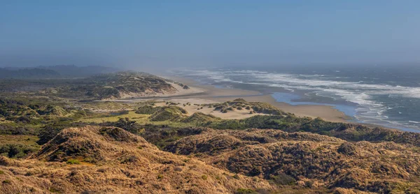 太平洋岸線沿いのオレゴン砂丘のパノラマビュー — ストック写真