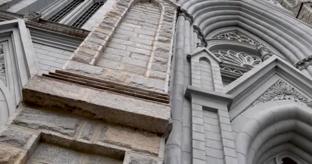 Arquitectura Histórica Catedral Santa Filomena Fue Construida 1936 Utilizando Estilo — Vídeos de Stock