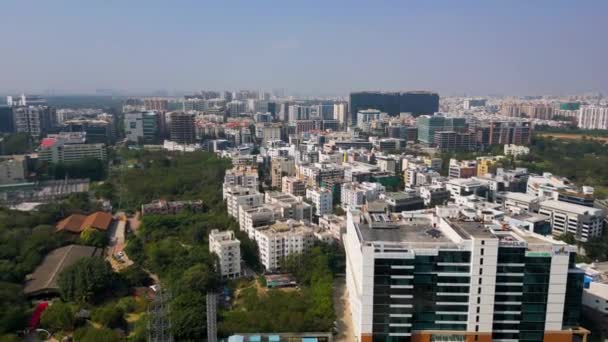 Хайдарабад Індія Грудня 2023 Року Хайдарабадський Міський Пейзаж Четверте Чисельністю — стокове відео