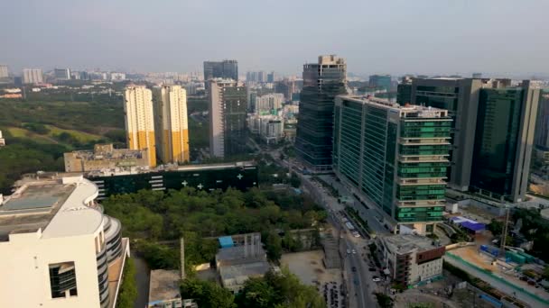Hyderabad India Aralık 2023 Haydarabad Şehrindeki Yazılım Şirketleri Hindistan Daki — Stok video