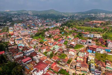 Madikeri, Coorg, India - November 07, 2022 : Madikeri town is famous tourist destination in the state of Karnataka, India, known for its weather and coffee plantation.
