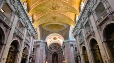 Lizbon, Portekiz - 22 Nisan 2024: Igreja da Graca Kilisesi, Lizbon, Portekiz.