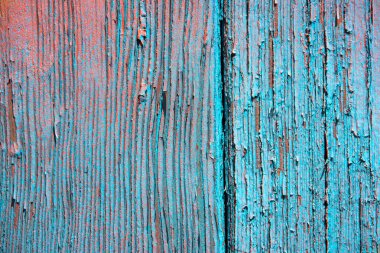 Arka plan kullanımı için cyan boyalı ahşap tahtayı kapat.