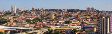 SOROCABA, BRAZIL -May 1: Downtown Sorocaba in Brazil on May 01, 2015 in Sorocaba. eight largest city in Sao Paulo state , Its export to over 115 countries, with an income of US$370 mn yearly clipart