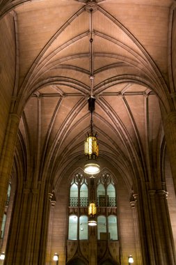 PITTSBURGH, UNITED STATES - August 10, 2024: Interior of the Cathedral of Learning on the campus of the University of Pittsburgh, Pittsburgh, PA. clipart