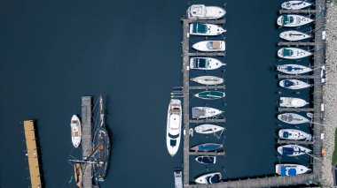 Michigan 'daki Saugatuck Douglas şehrindeki Marina ünlü bir sanat kolonisi ve turizm merkezi haline geldi.