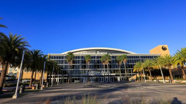 Orlando, Florida - December 24, 2022 :Addition Financial Arena is a sports and entertainment arena with capacity of 9400 at University of Central Florida in Orlando city