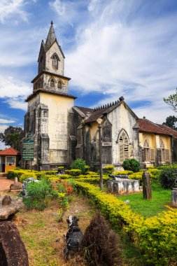 Madikeri, Coorg, Hindistan - 07 Kasım 2022: Madikeri, Karnataka Devlet Arkeoloji ve Miras Müzesi.