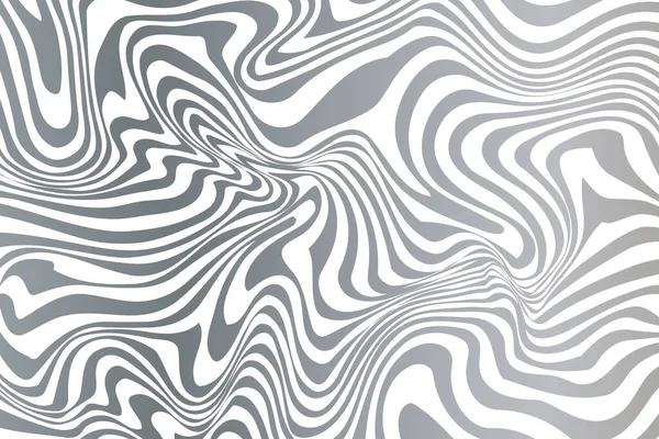 抽象的な質感 縞が付いている創造的な背景 歪み効果のある装飾的なデザイン ベクターイラスト — ストックベクタ
