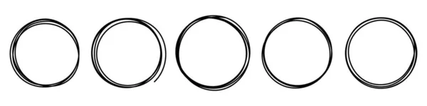 Кругла Сіра Рамка Набір Срібних Круглих Рам Білому Тлі Векторні — стоковий вектор