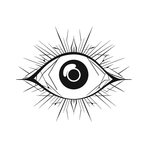 Vetor Ícone Olhos Símbolo Ícone Visão Ilustração Vetorial — Vetor de Stock