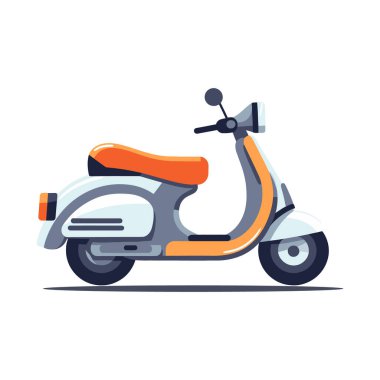 Beyaz arka planda mobilet simgesi logosu düz. Vektör illüstrasyonu