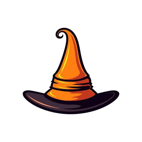 Chapeau Sorcière Dessin Animé Pour Halloween Illustration Vectorielle — Image vectorielle