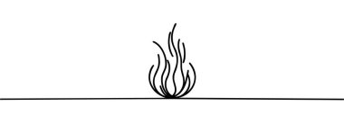 Devamlı ateş hattında. bir satır