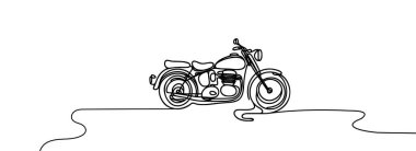 Motosikletin sürekli çizdiği bir çizgi.