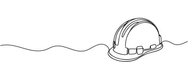 İzole edilmiş bir başlık çizimi.