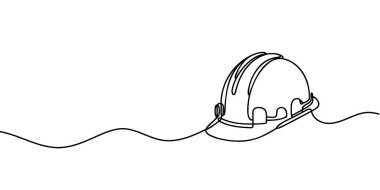 İzole edilmiş bir başlık çizimi.