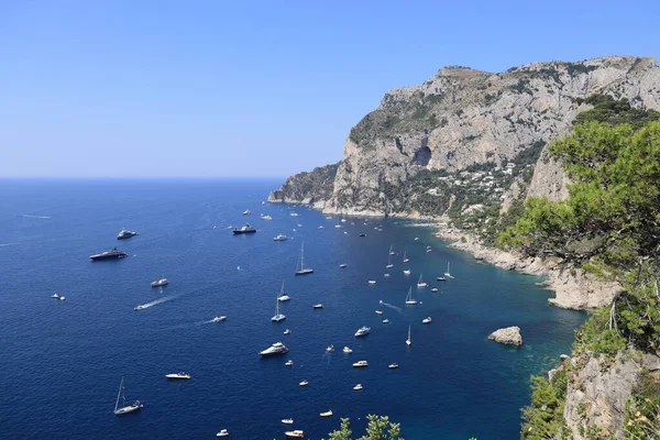 Vista Del Paisaje Isla Capri Italia —  Fotos de Stock