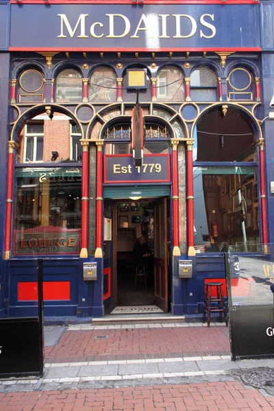 Dublin Irlandia Września 2016 Pub Mcdaidów Września 2016 Dublinie Pub — Zdjęcie stockowe