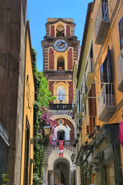 Sorrento Italy May 2021 Tower Bell Sorrento Cathedral Royalty Free Stock Images