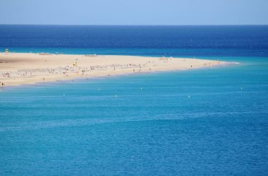 Sotavento fuerteventura, Kanarya Adaları, İspanya plaj