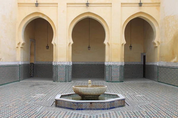 Mausoleum Van Mouley Ismail Meknes Marokko — Stockfoto