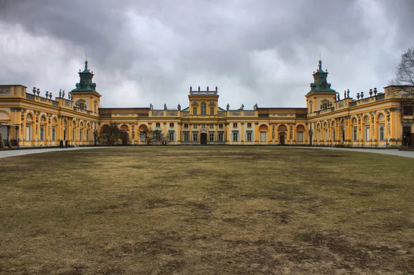 Palacio Real Wilanow Varsovia Polonia — Foto de Stock