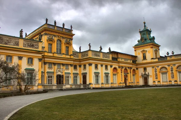 Palatul Regal Wilanow Din Varșovia Polonia — Fotografie, imagine de stoc
