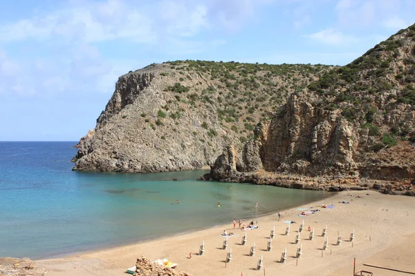 Cala Domestica Beach Sardinia Italy — Stock Photo, Image