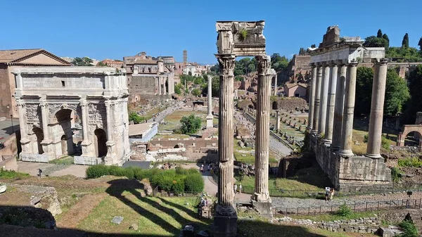 Landskapsbild Forum Romanum — Stockfoto