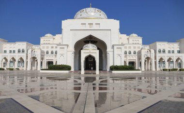Abu Dabi, Birleşik Arap Emirlikleri 'ndeki Qasr Al Watan Başkanlık Sarayı kompleksi (BAE)