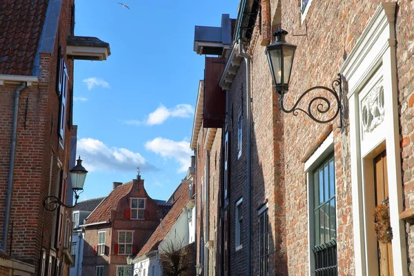 Historische Gebäude Entlang Der Muurhuizen Straße Amersfoort Utrecht Niederlande — Stockfoto