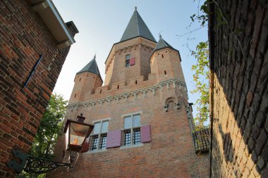 Drogenapstoren tower (ancient gateway to the city) in Zutphen, Gelderland, Netherlands clipart