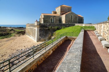 La Chaume, Les Sables d 'Olonne, Vendee, Fransa yakınlarındaki manastır Aziz Nicolas.