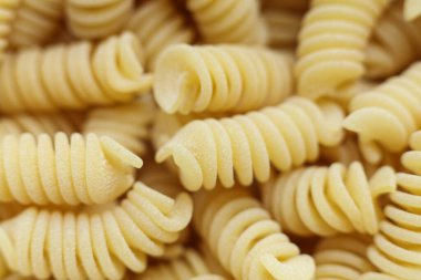 İtalyan makarnasının tam çerçeve fotoğrafını çek.