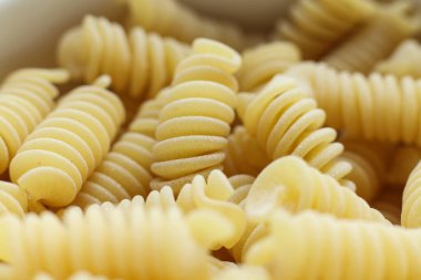 İtalyan makarnasının tam çerçeve fotoğrafını çek.